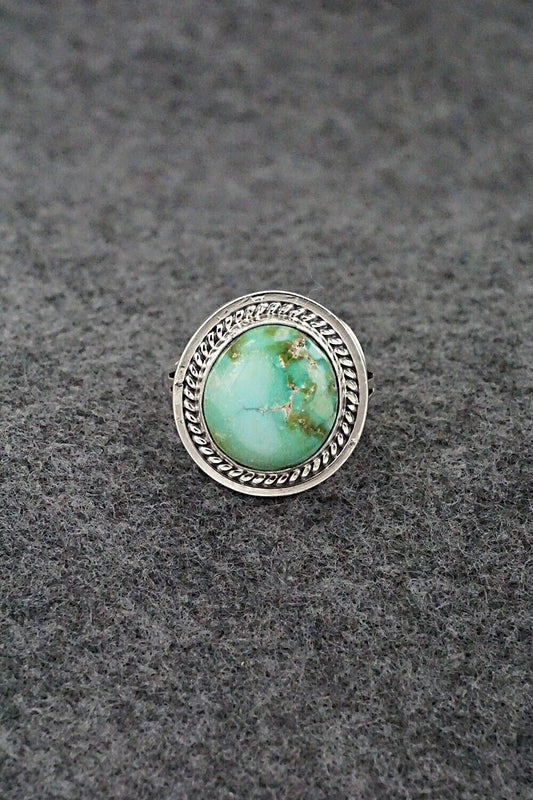 Turquoise & Sterling Silver Ring - Daniel Benally - Size 7