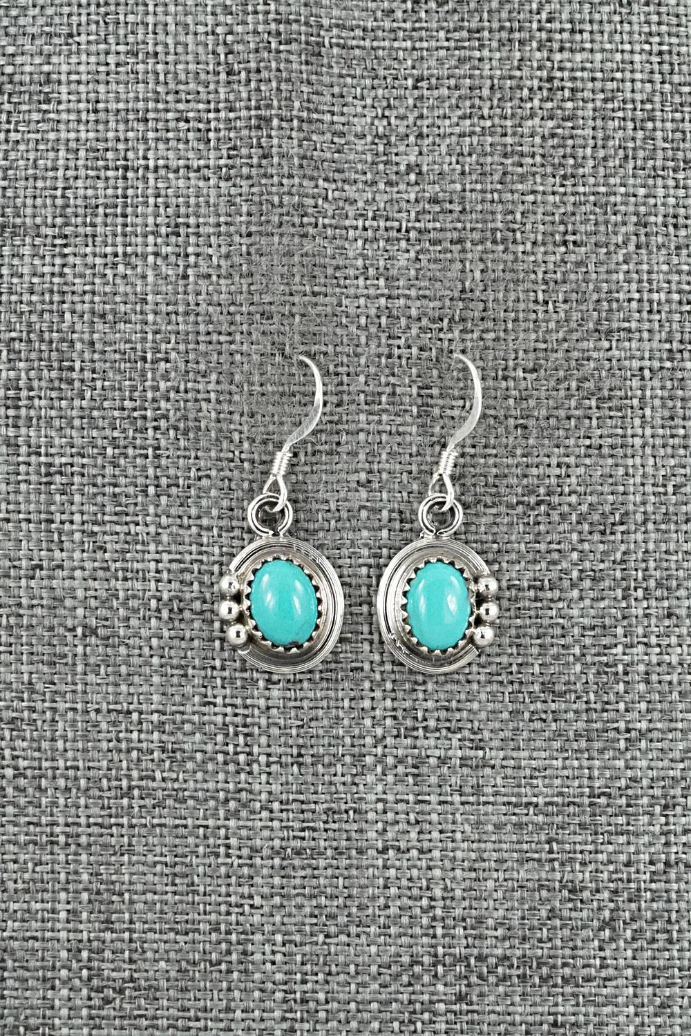 Turquoise & Sterling Silver Earrings - Rita Largo