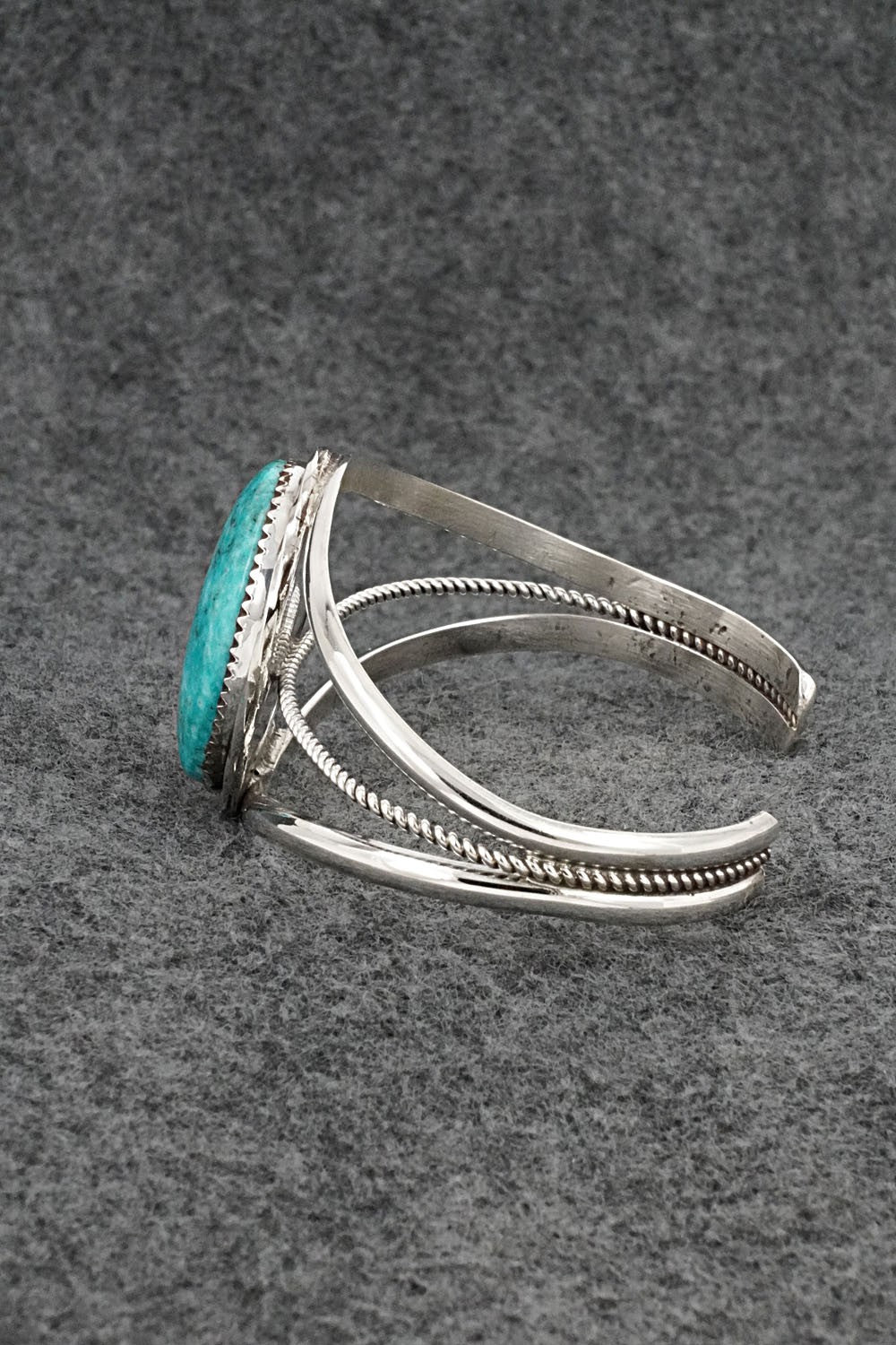 Turquoise & Sterling Silver Bracelet - Ernest Hawthorne