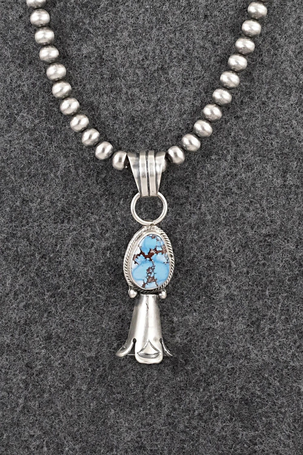 Turquoise & Sterling Silver Necklace - Sharon McCarthy