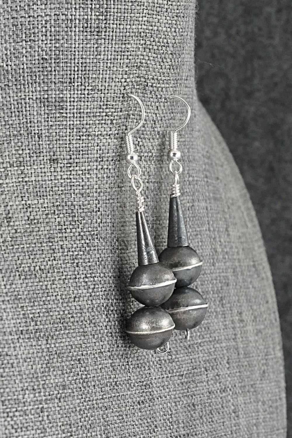 Turquoise & Sterling Silver Squash Blossom Set - Gilbert Martin
