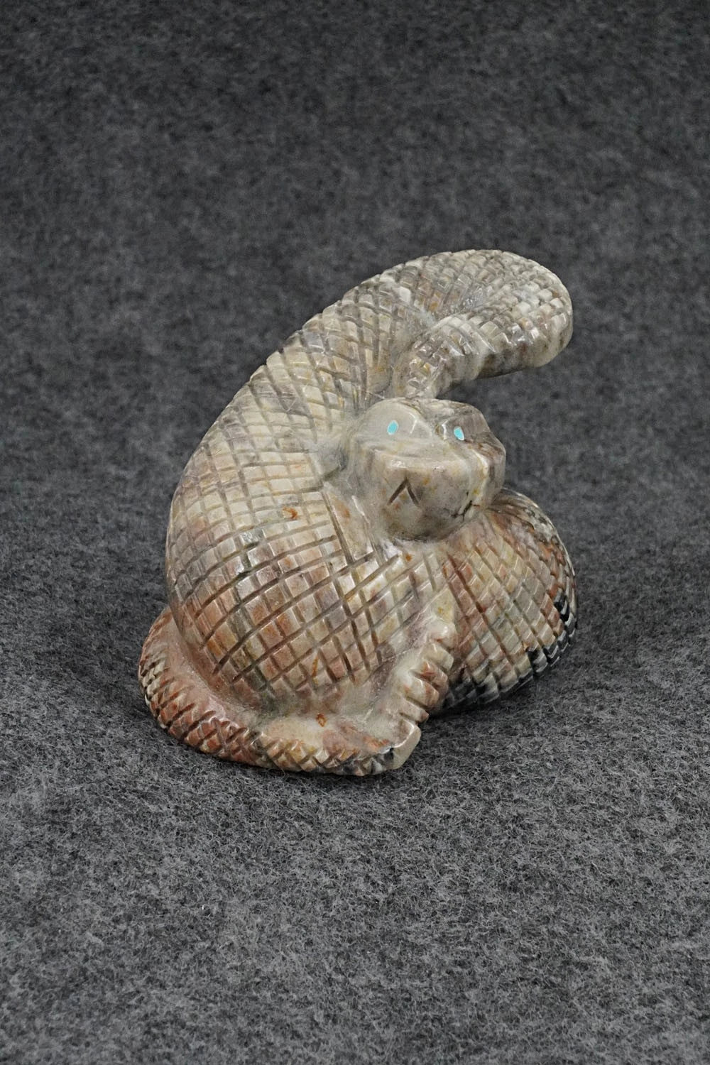 Rattlesnake Zuni Fetish Carving - Paulette & Farlan Quam