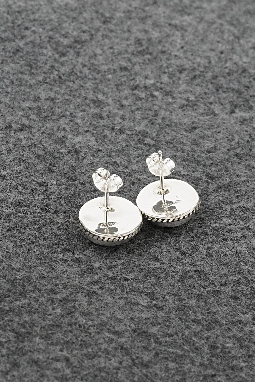 Turquoise & Sterling Silver Earrings - Rosemary Saunders