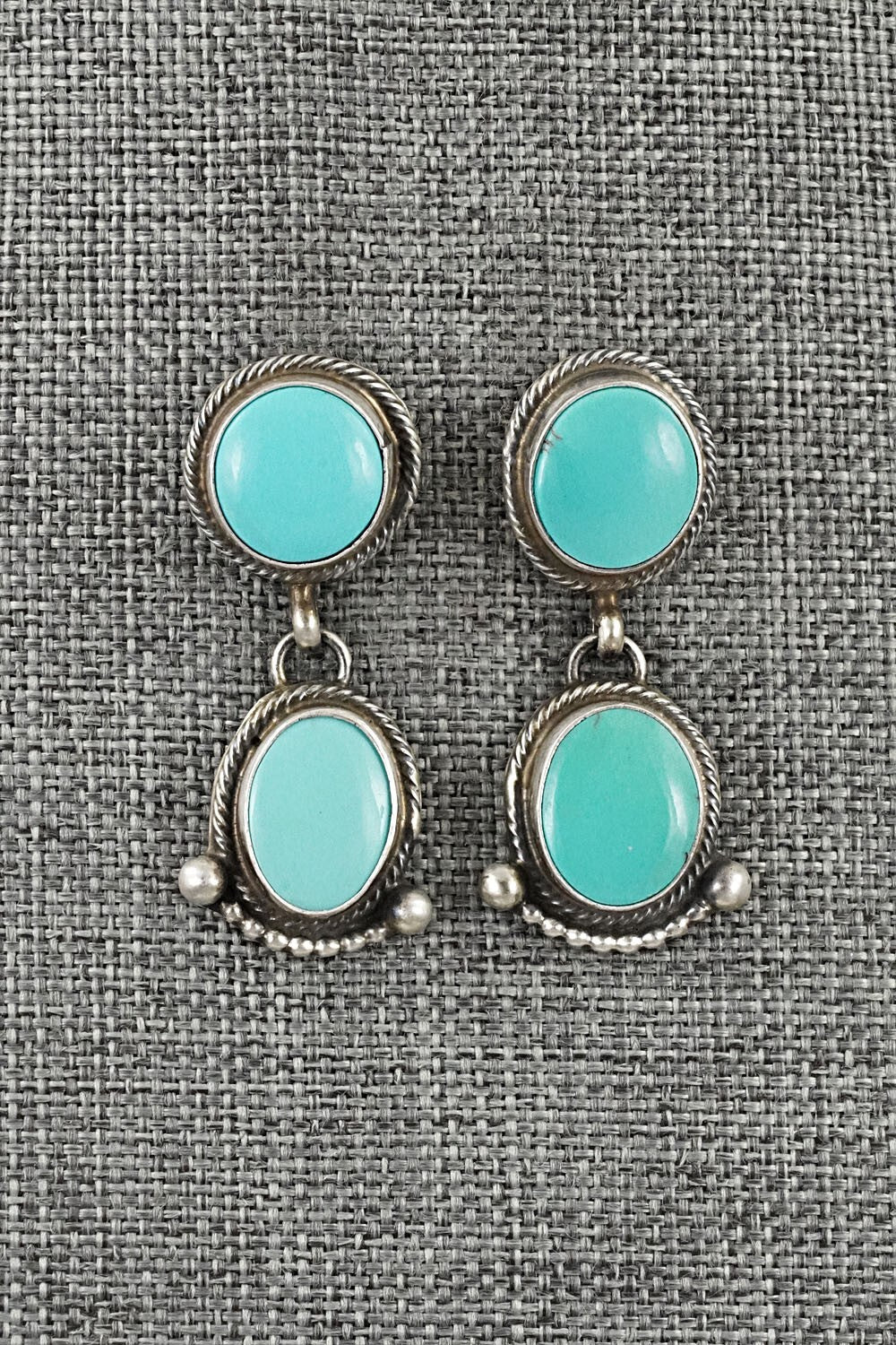 Turquoise & Sterling Silver Squash Blossom Set - Kathleen Chavez