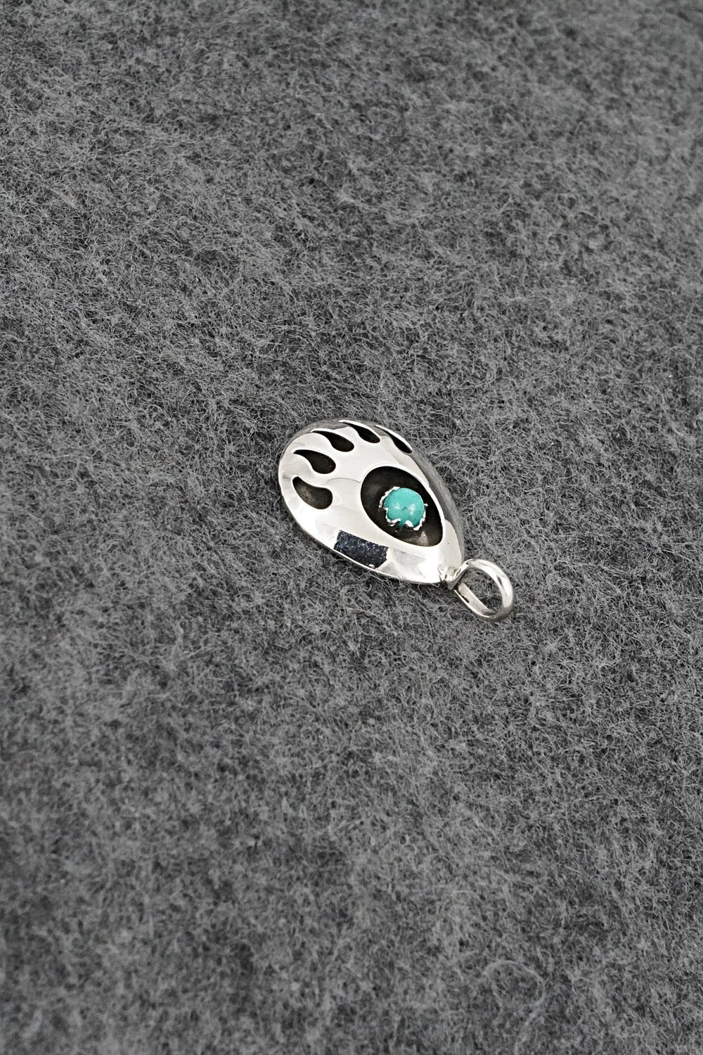 Turquoise & Sterling Silver Pendant - Sandra Parker
