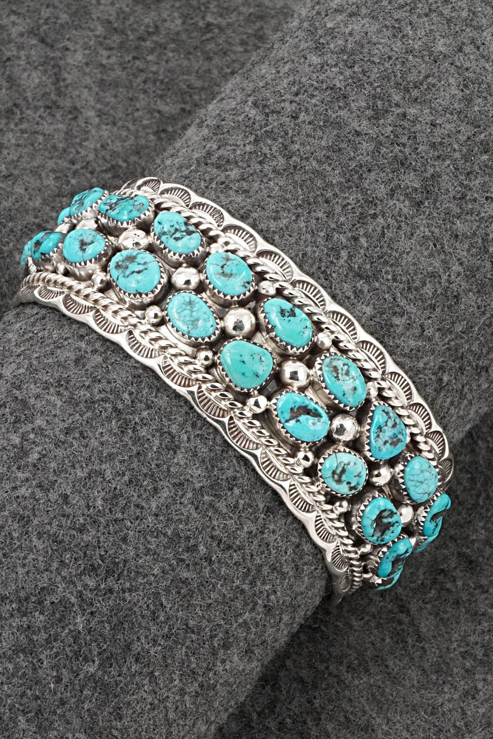 Turquoise & Sterling Silver Bracelet - Anthony Brown