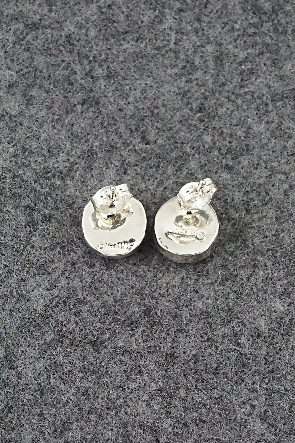 Turquoise & Sterling Silver Earrings - Marco Begaye