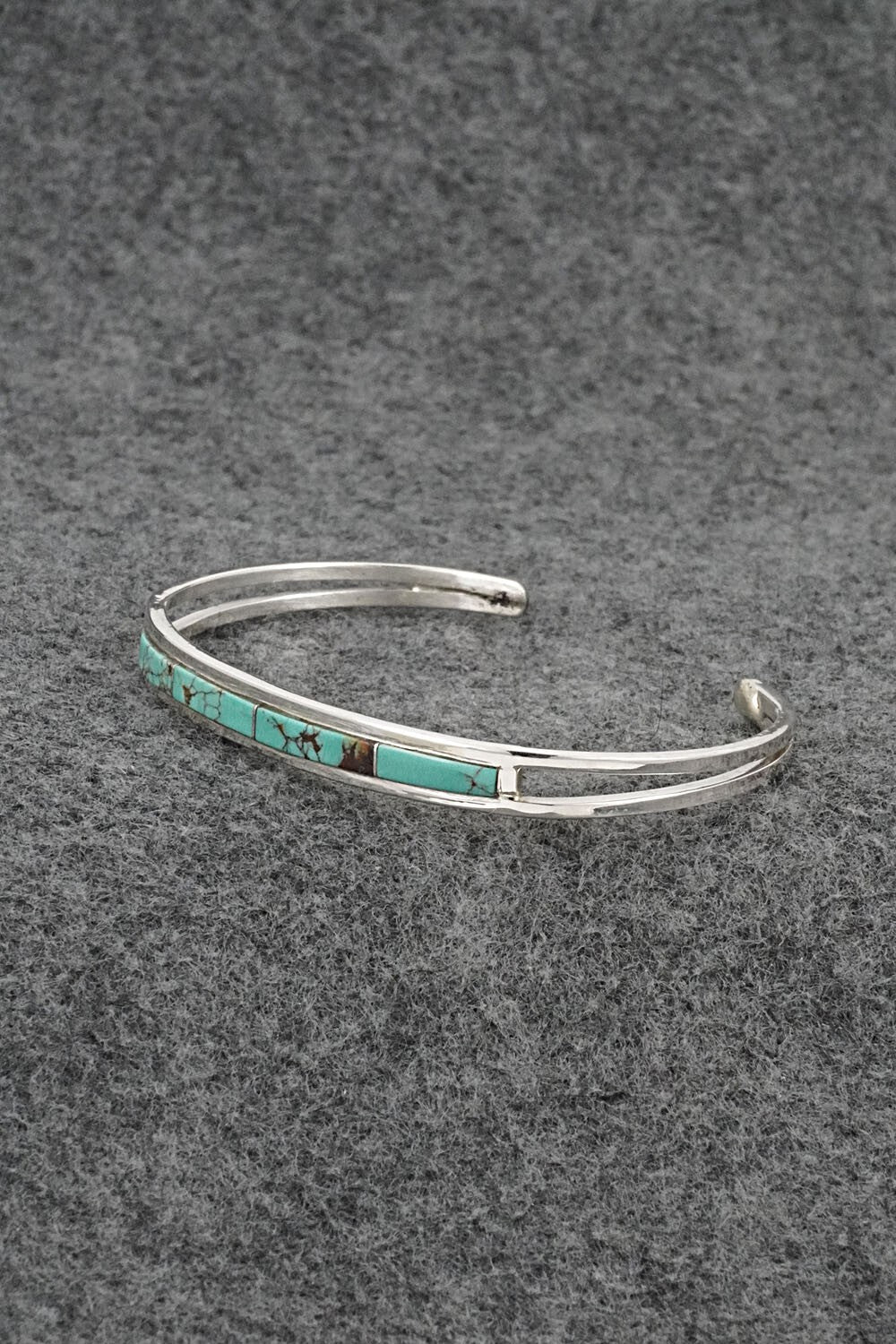 Turquoise & Sterling Silver Bracelet - Jamie Johnson