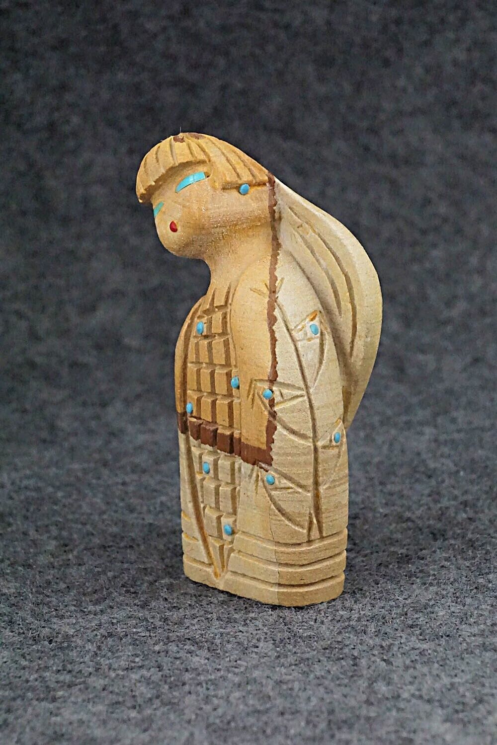 Corn Maiden Zuni Fetish Carving - Douglas Martza