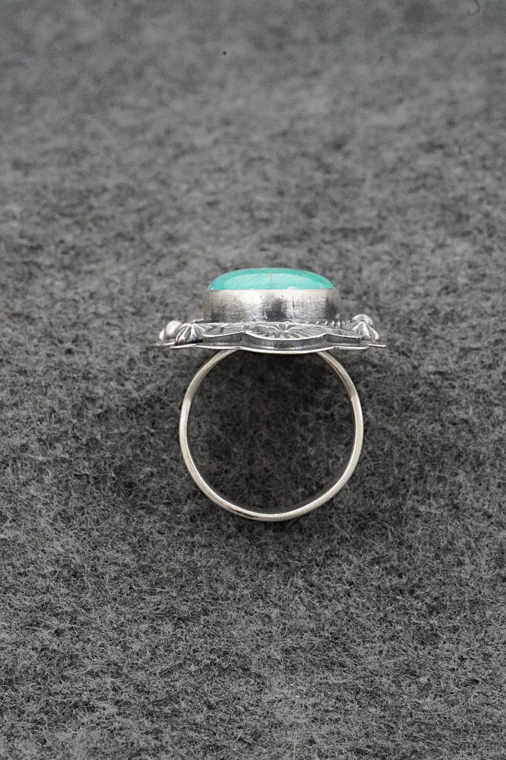 Turquoise & Sterling Silver Ring - Randy Boyd - Size 6