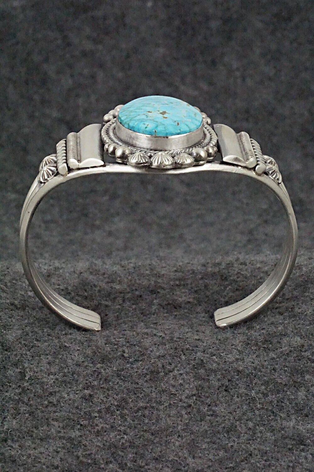 Turquoise & Sterling Silver Bracelet - Tom Lewis