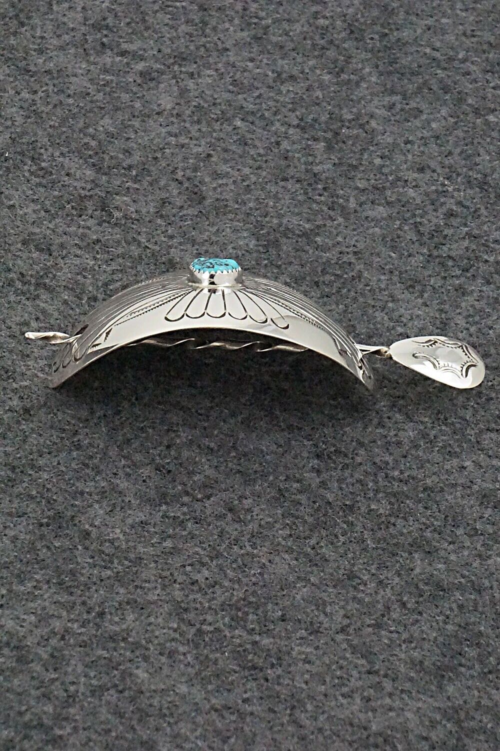 Turquoise & Sterling Silver Hair Pin - Jolene Begay
