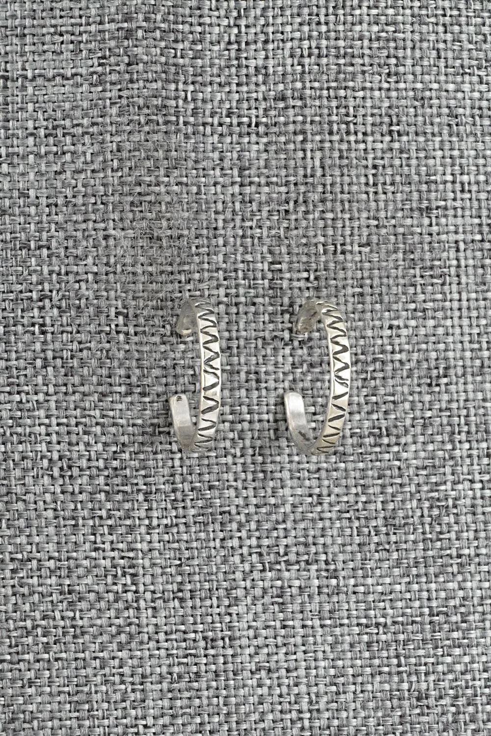 Sterling Silver Hoop Earrings - Elaine Tahe