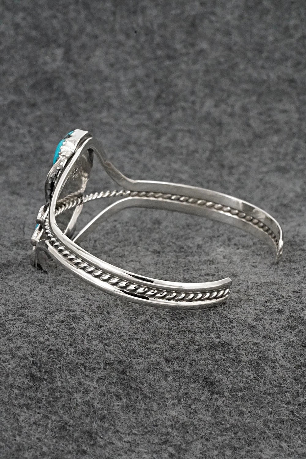 Turquoise & Sterling Silver Bracelet - Harry B. Yazzie