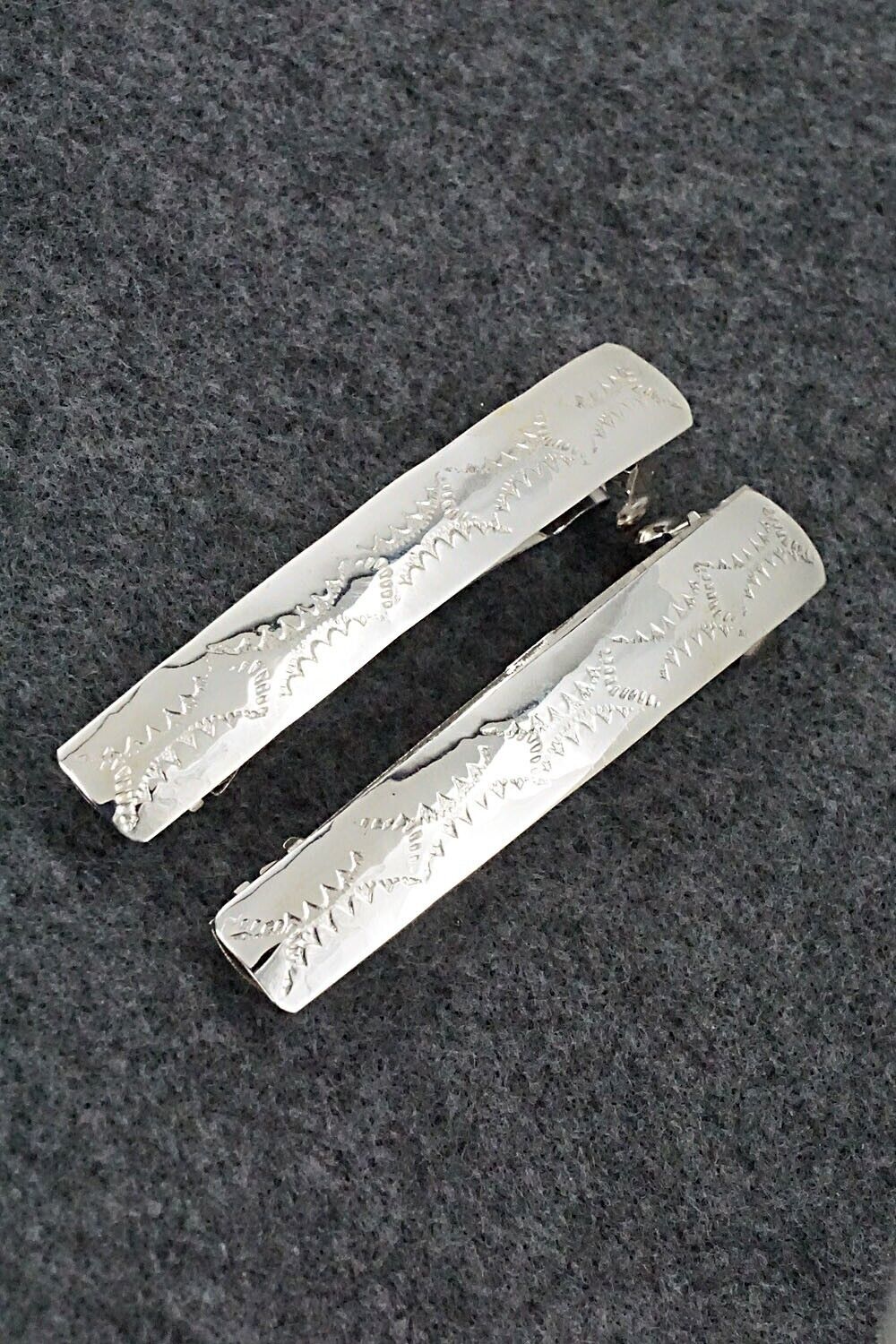 Sterling Silver Hair Barrettes - Randall Dalgai