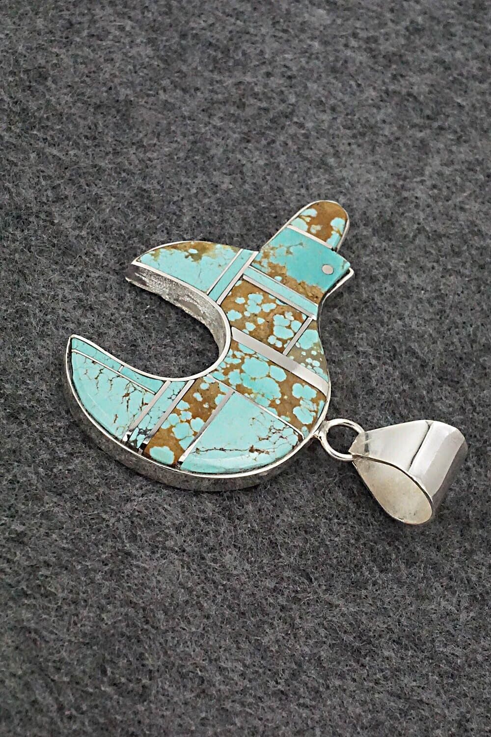 Turquoise & Sterling Silver Pendant - Harold Smith