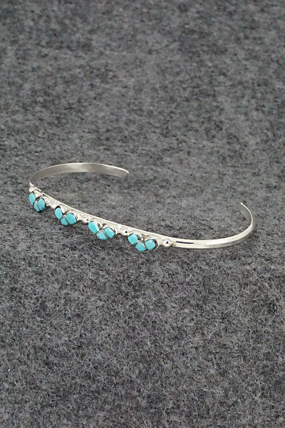 Turquoise & Sterling Silver Bracelet - Karla Chavez
