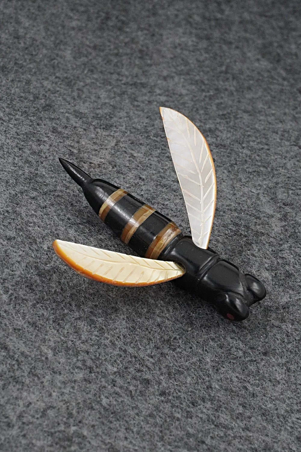 Bee Zuni Fetish Carving - Justin Red Elk
