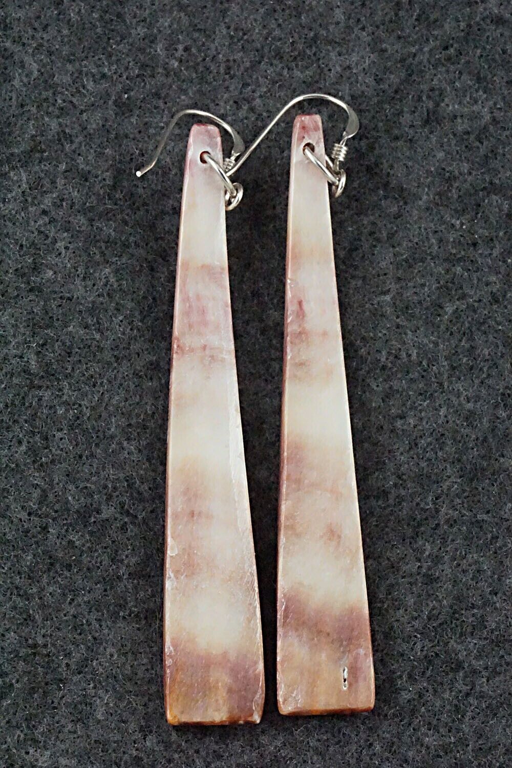 Spiny Oyster & Sterling Silver Earrings - Jesus Espino