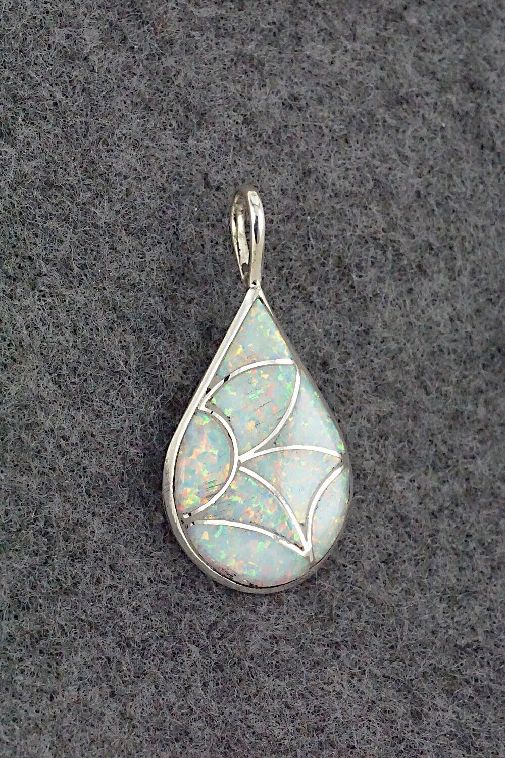 Opalite & Sterling Silver Pendant - Delorna Lahi