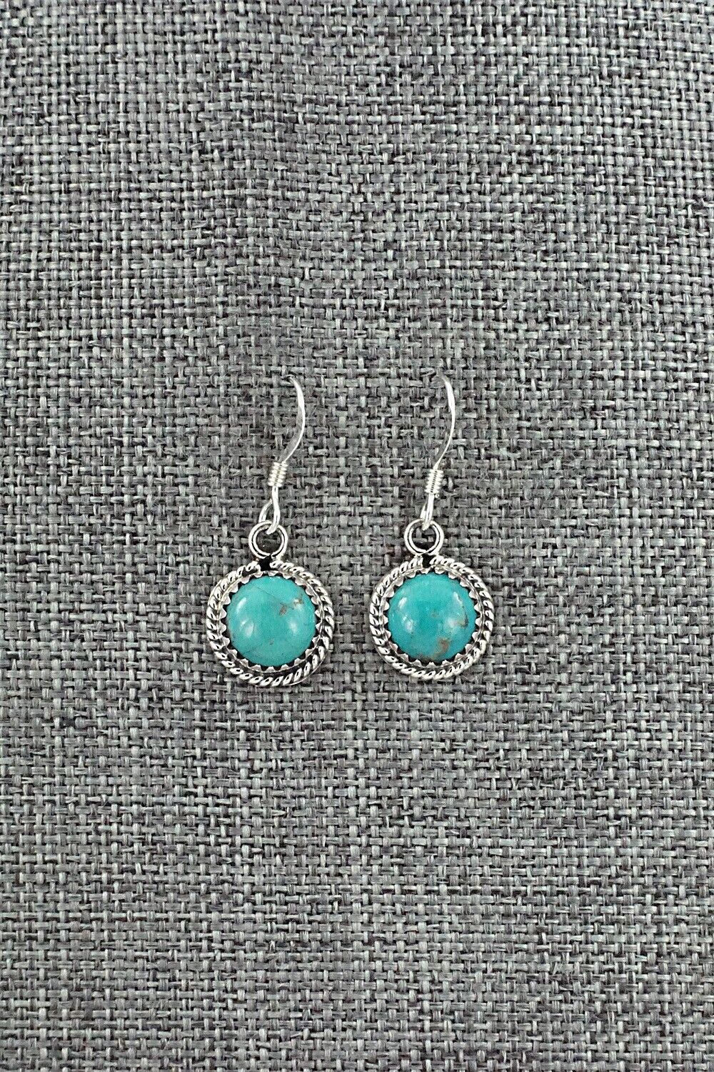 Turquoise & Sterling Silver Earrings - Sharon McCarthy