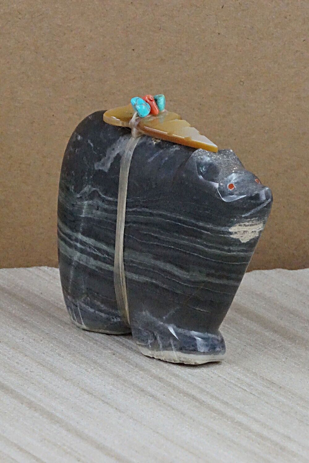 Bear Zuni Fetish Carving - Leland Boone