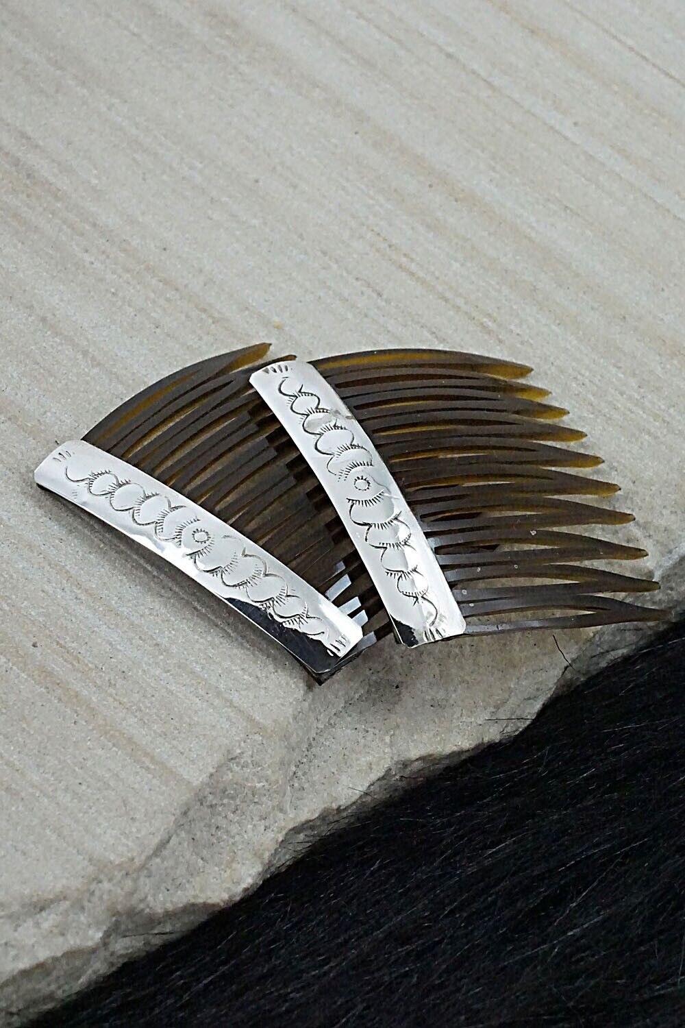 Sterling Silver Hair Combs - Randall Dalgai