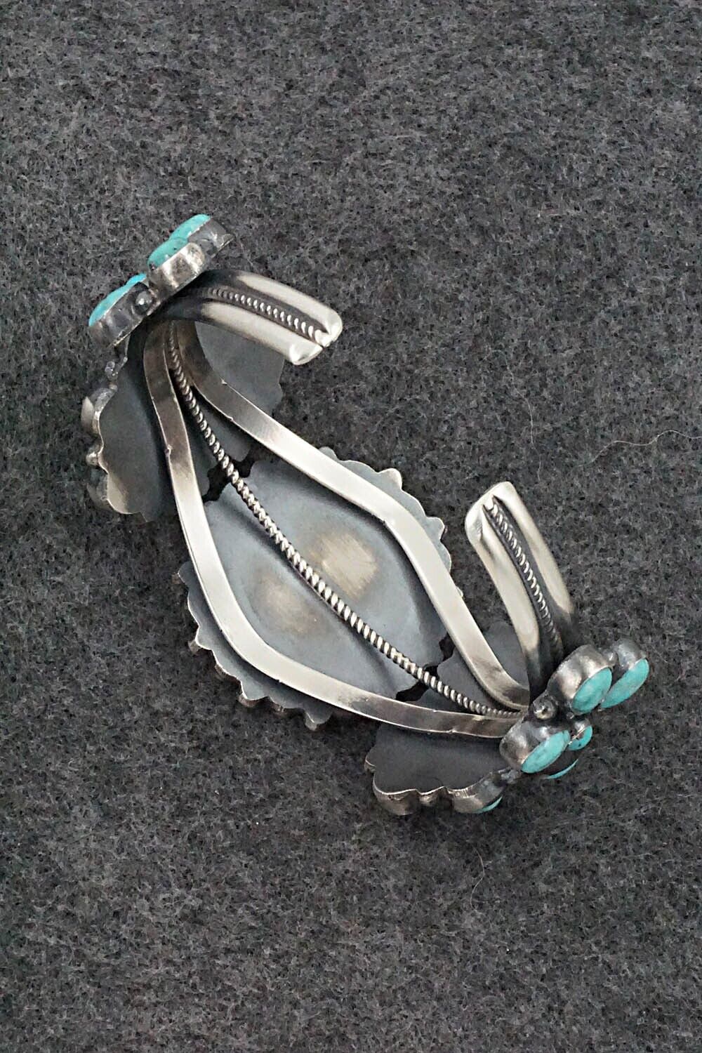 Turquoise & Sterling Silver Bracelet - Devin Brown