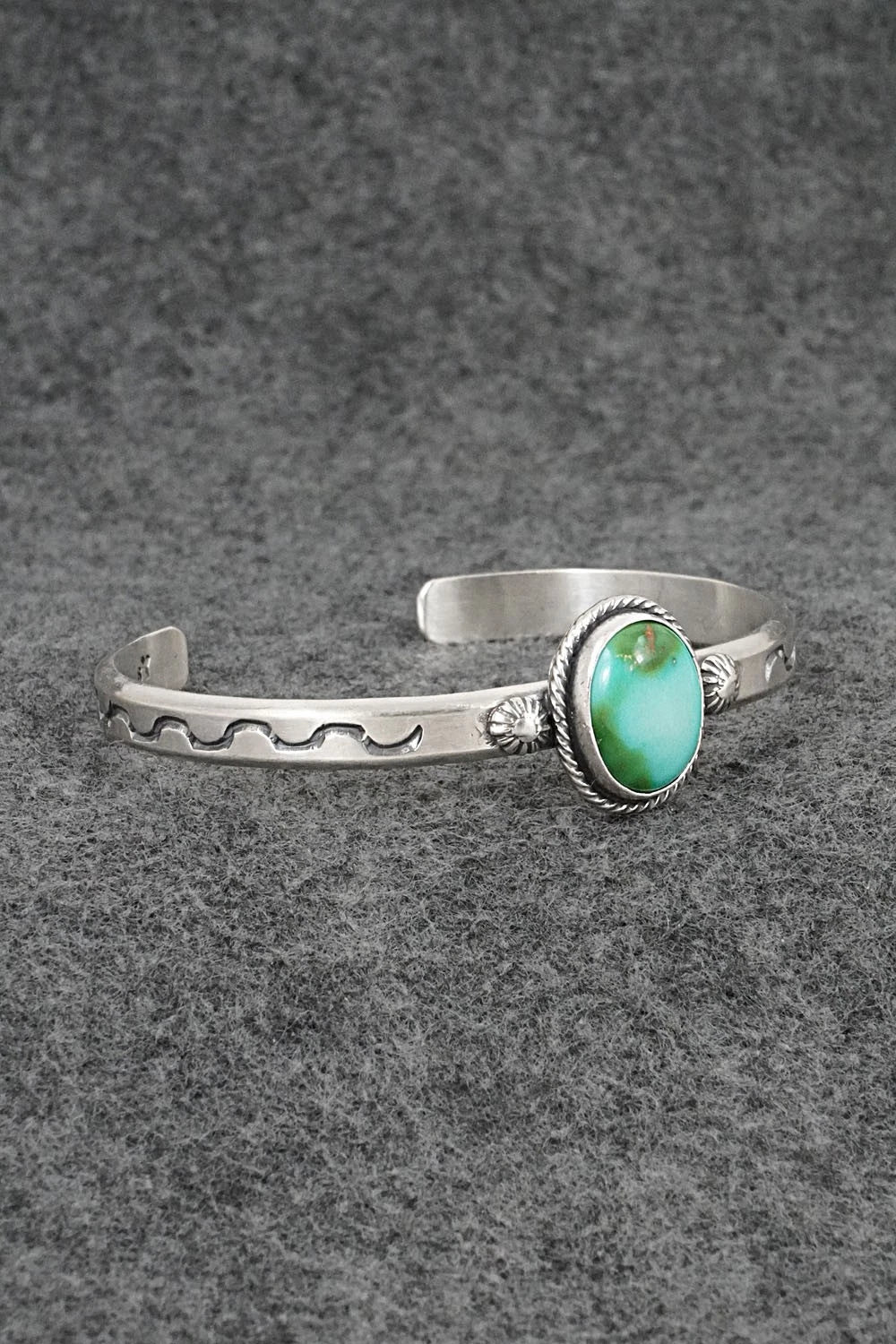 Turquoise & Sterling Silver Bracelet - Samuel Yellowhair