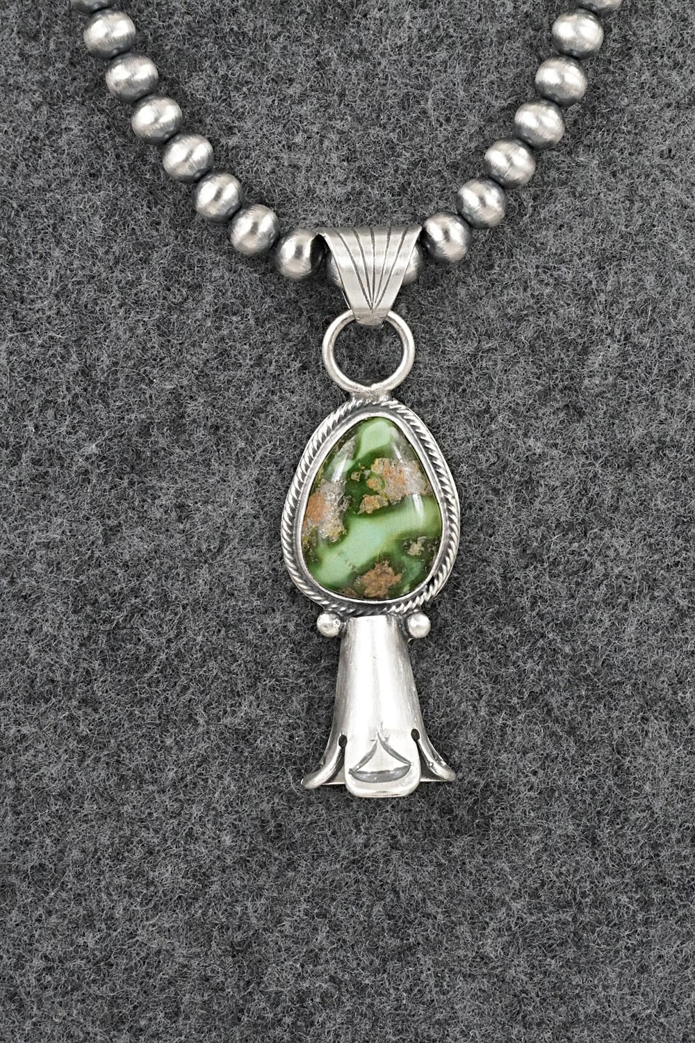 Turquoise & Sterling Silver Necklace - Sharon McCarthy
