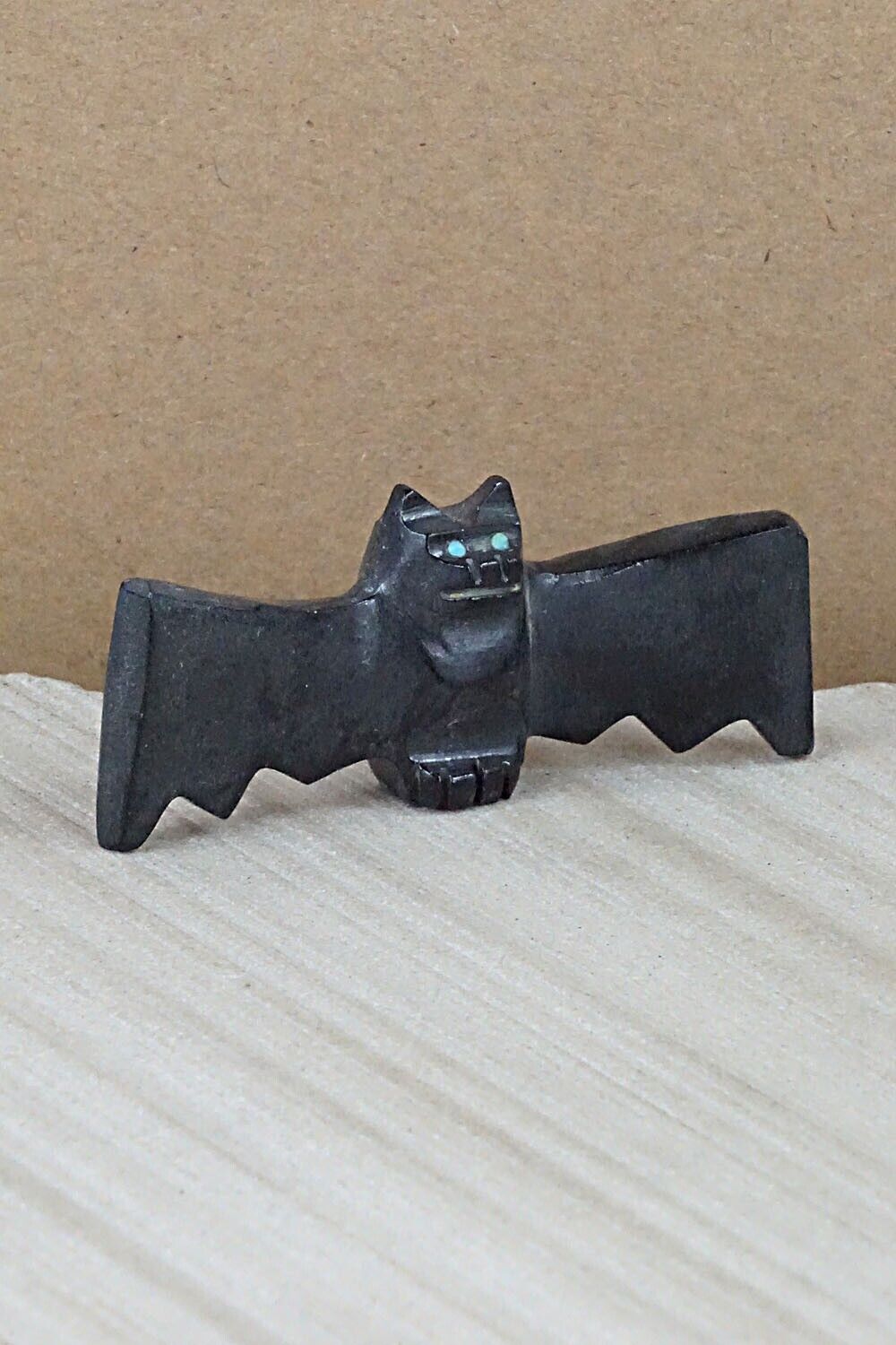 Bat Zuni Fetish Carving - Tim Lementino