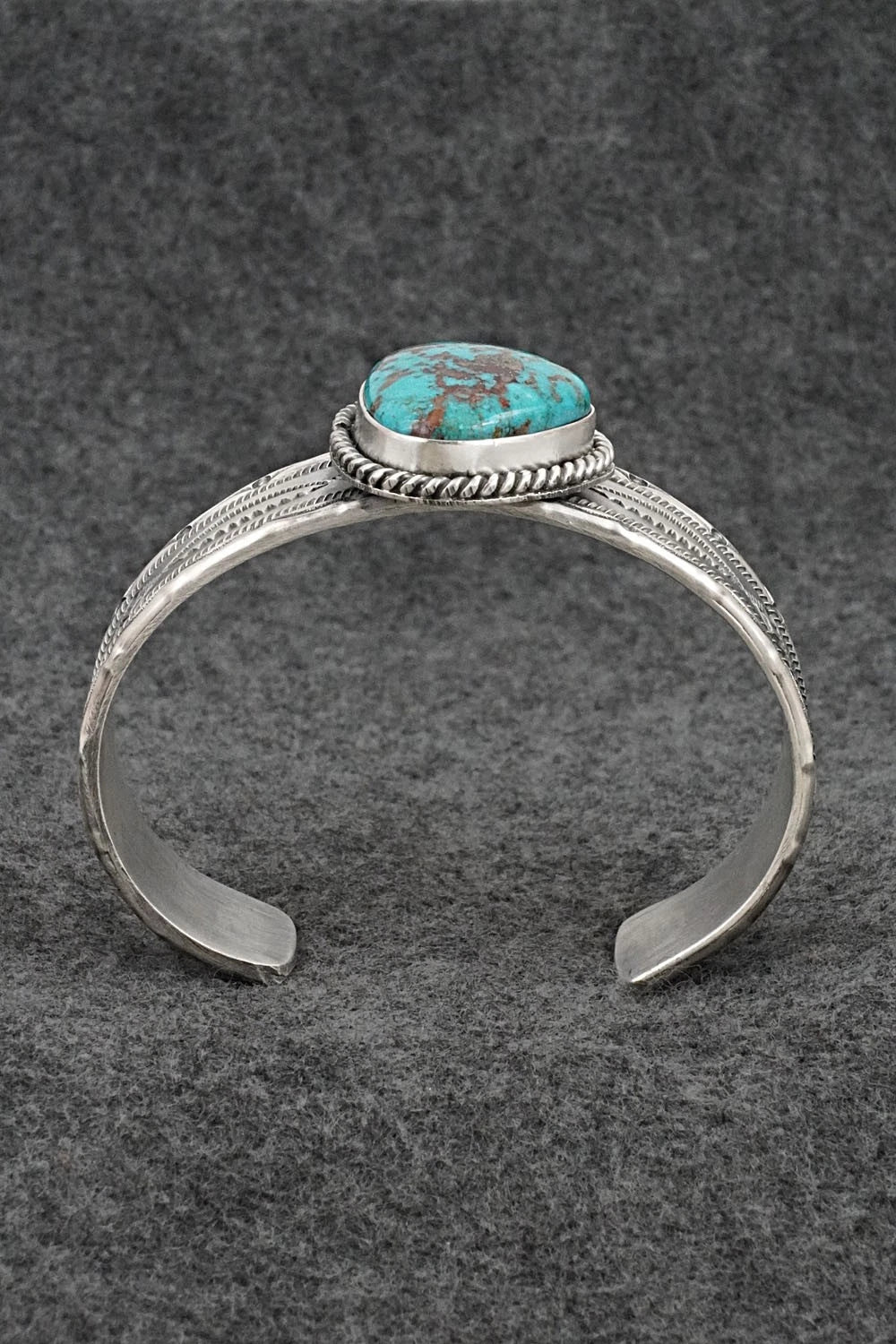 Turquoise & Sterling Silver Bracelet - Michael Calladitto