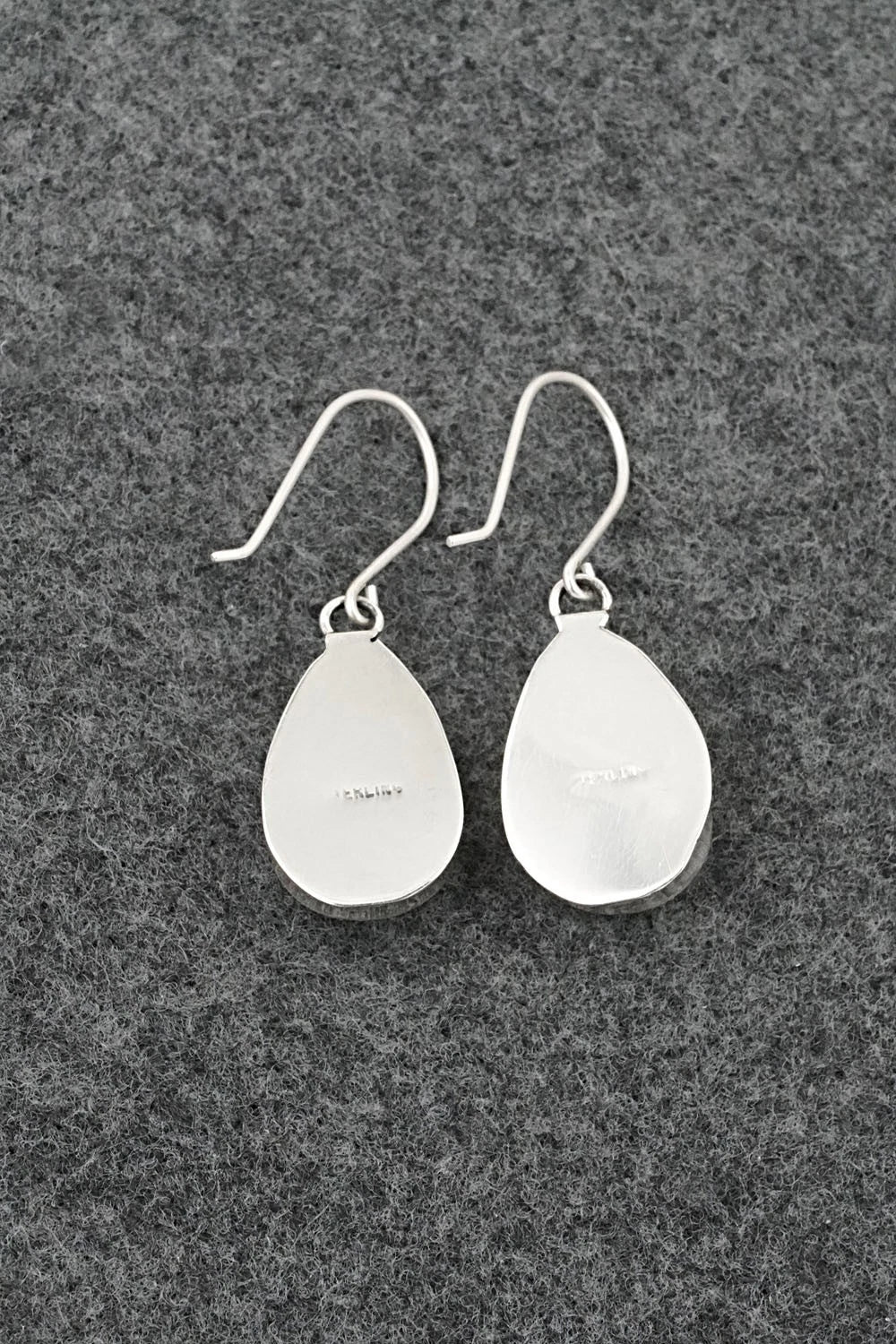 Turquoise & Sterling Silver Earrings - Rosemary Saunders