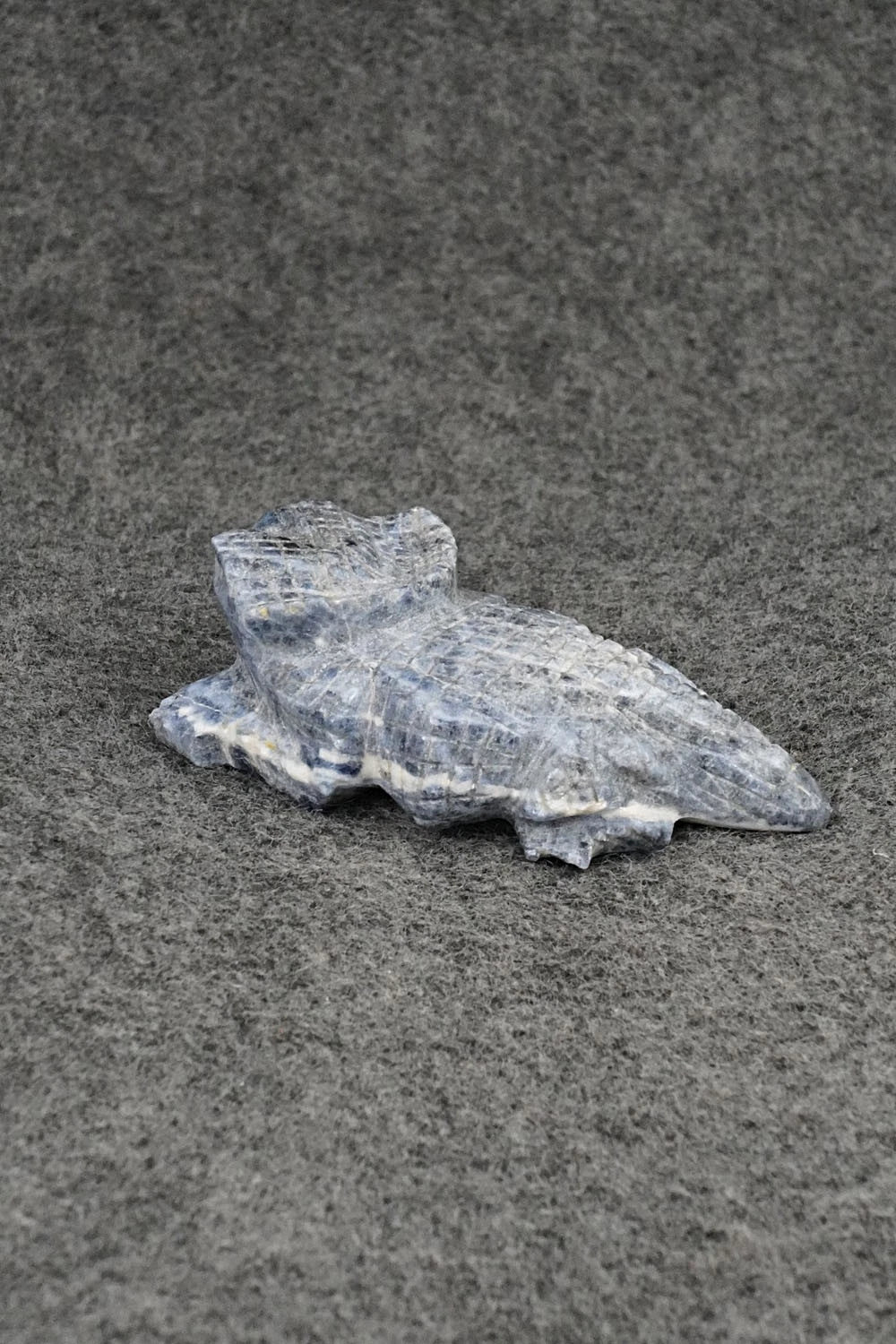 Horned Toad Zuni Fetish Carving - Tony Mackel