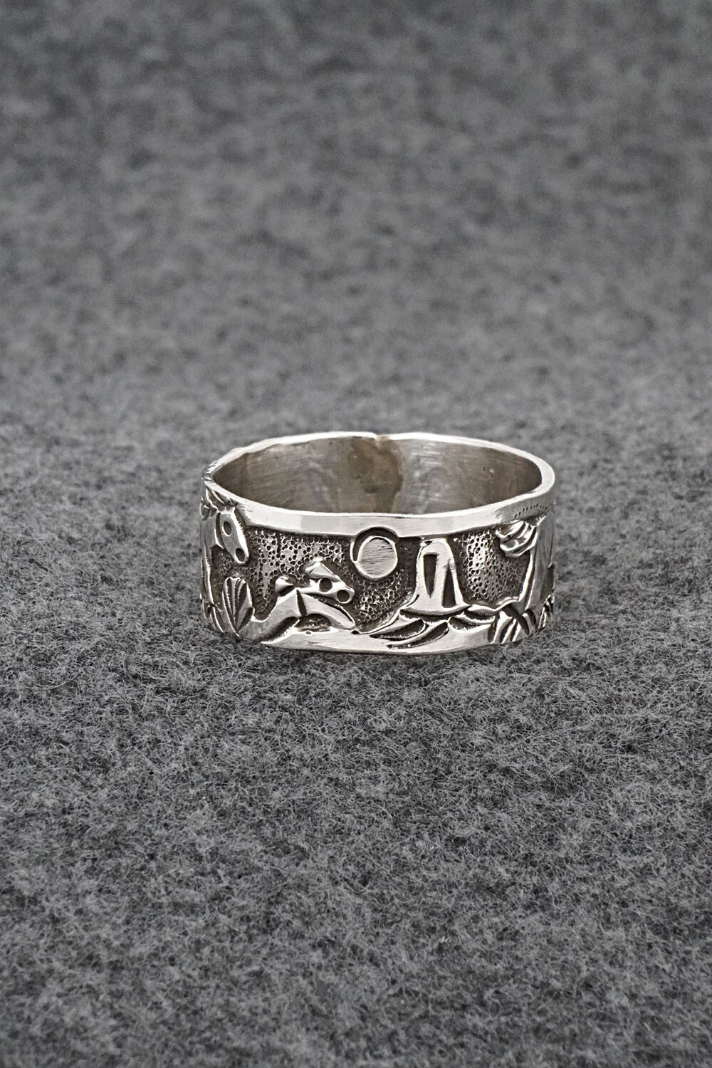 Sterling Silver Ring - Lloyd Becenti - Size 14