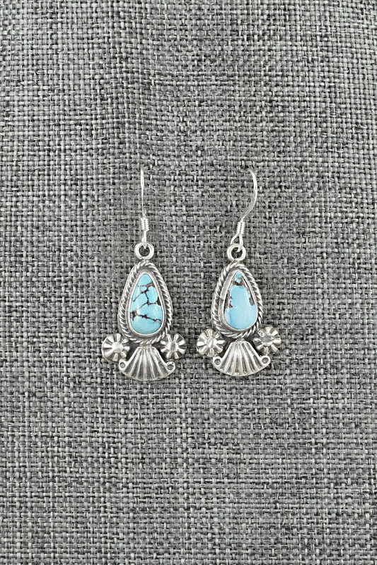Turquoise & Sterling Silver Earrings - Verley Betone