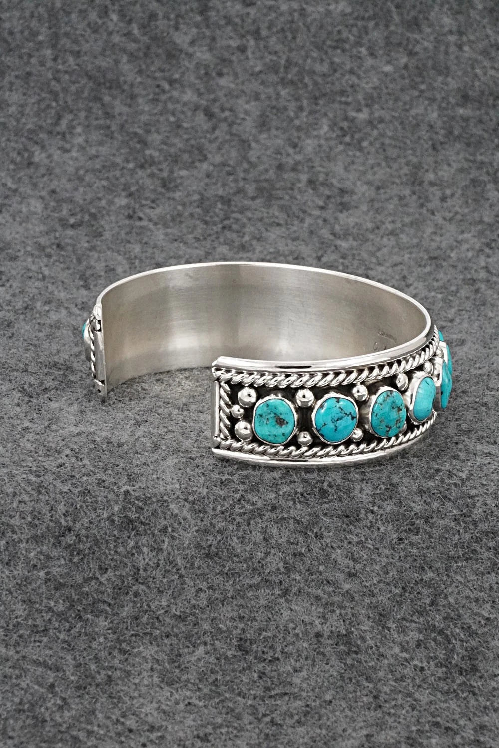 Turquoise & Sterling Silver Bracelet - Chester Charley