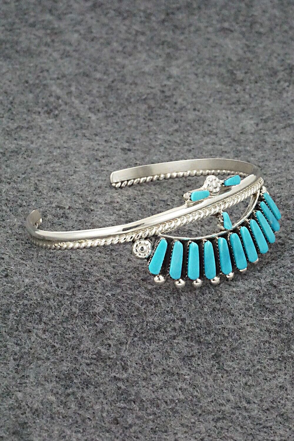 Turquoise & Sterling Silver Bracelet - Carlene Hattie