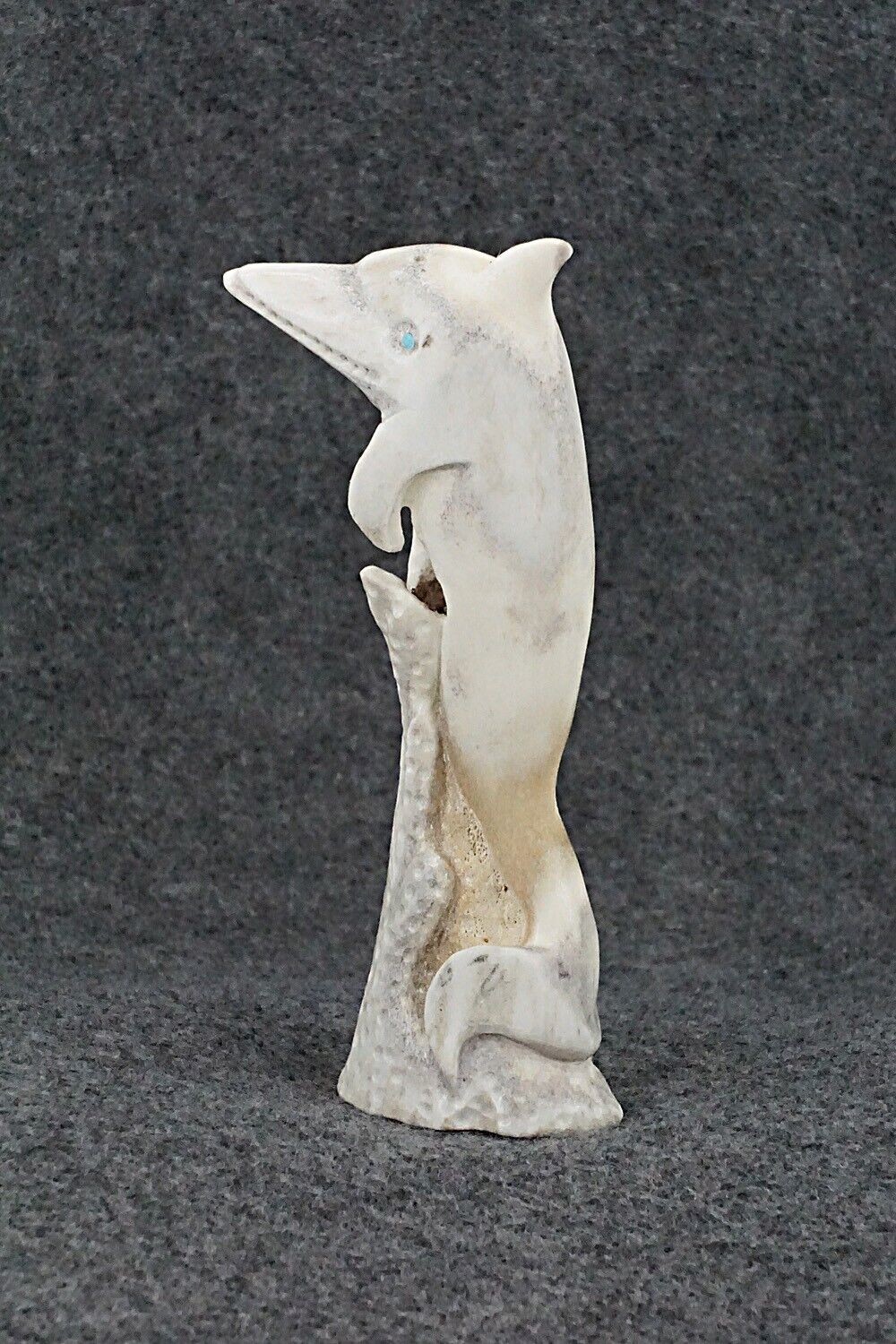 Dolphin Zuni Fetish Carving - Maxx Laate