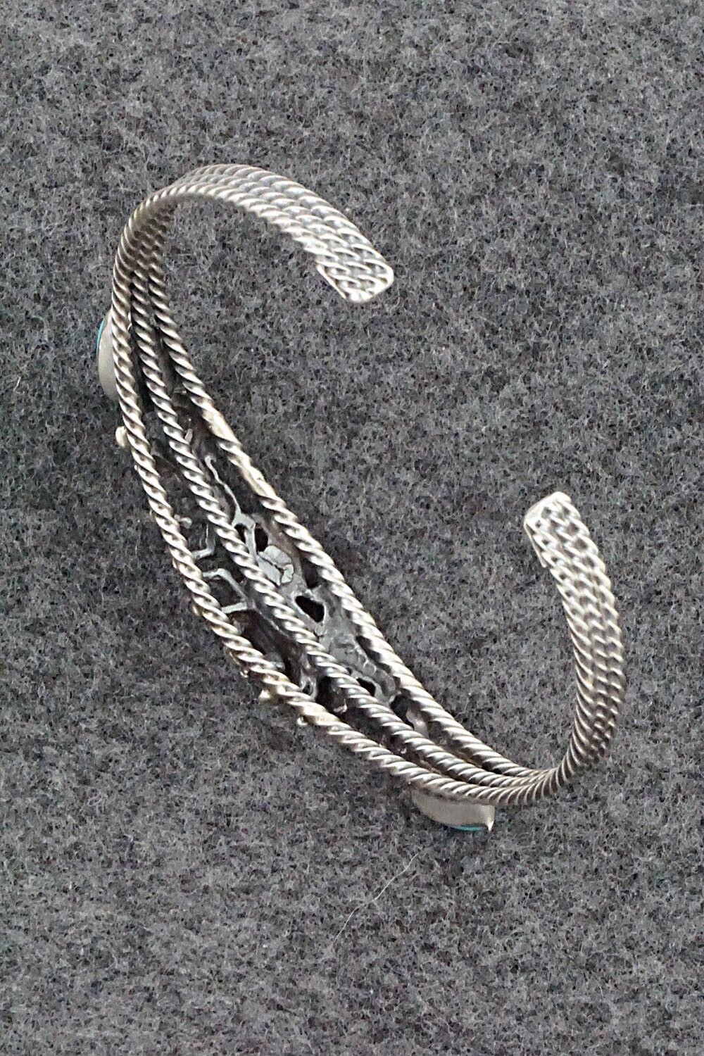 Turquoise & Sterling Silver Bracelet - Bobby Platero