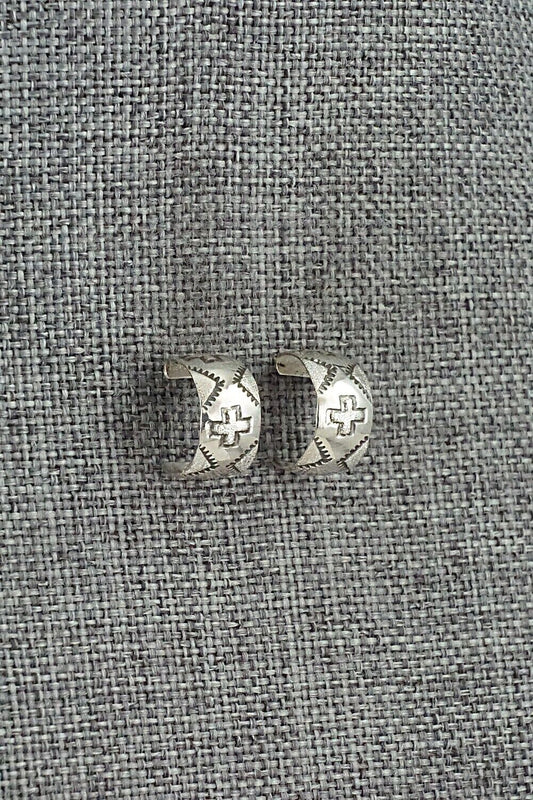 Sterling Silver Hoop Earrings - Nora Ashley