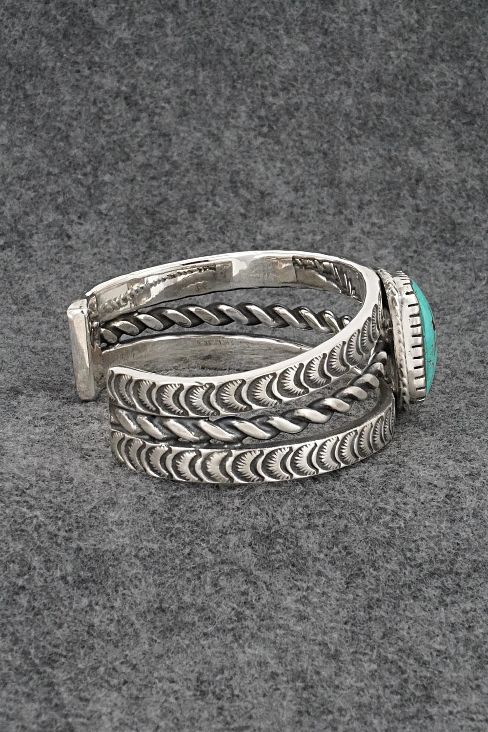 Turquoise & Sterling Silver Bracelet - Roland Dixson