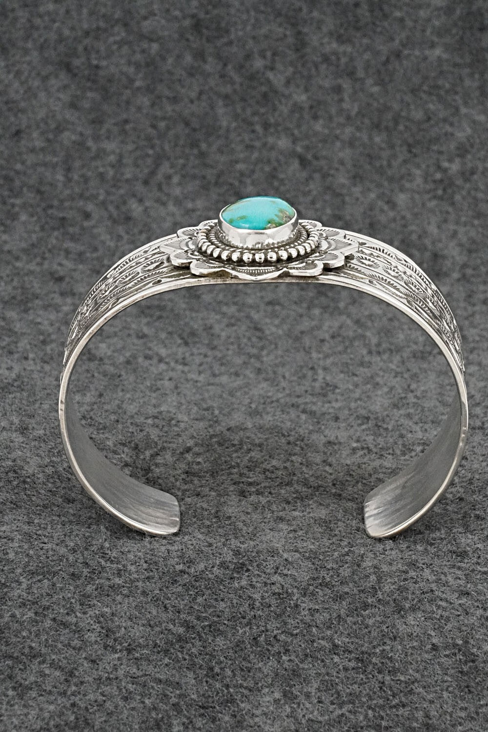 Turquoise & Sterling Silver Bracelet - Eula Wylie