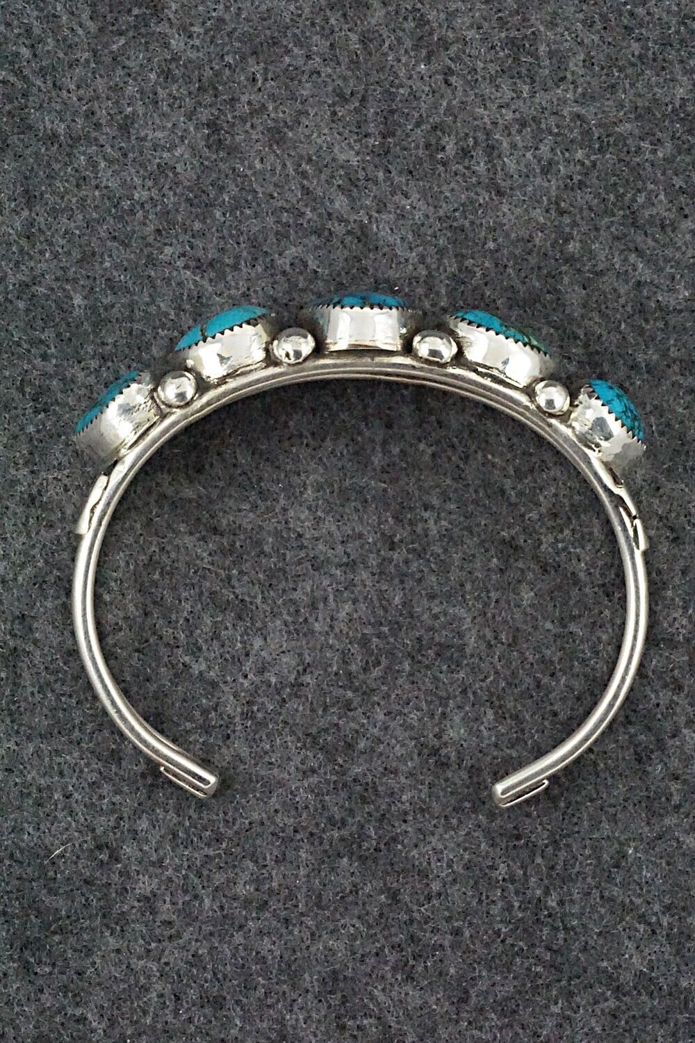 Turquoise & Sterling Silver Bracelet - Priscilla Reeder
