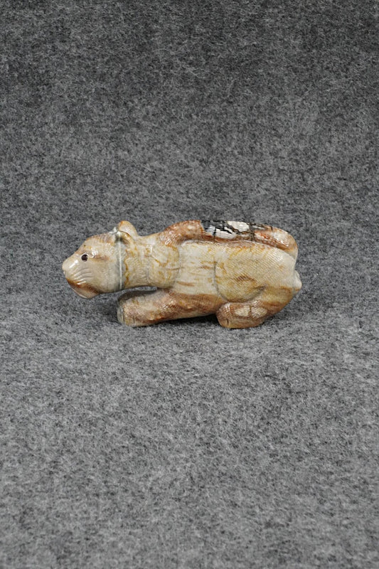 Mountain Lion Zuni Fetish Carving - Randy Lucio