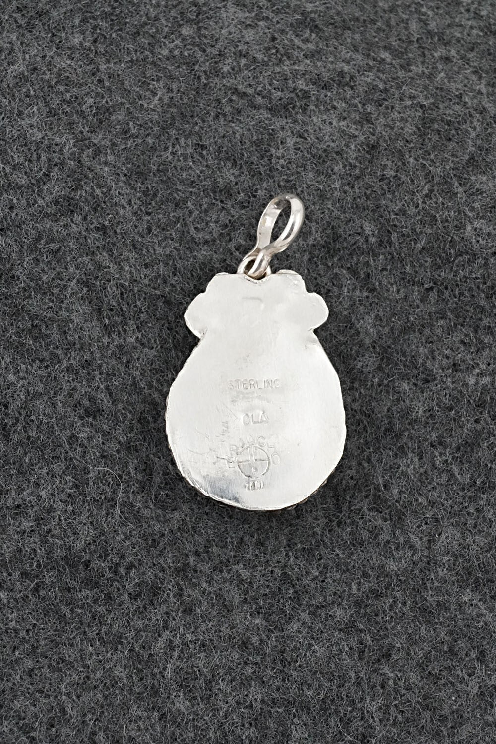 Multi-Stone & Sterling Silver Inlay Pendant - Ola Eriacho