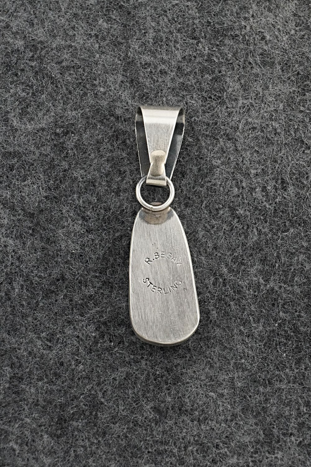 Turquoise & Sterling Silver Pendant - Rena Begay