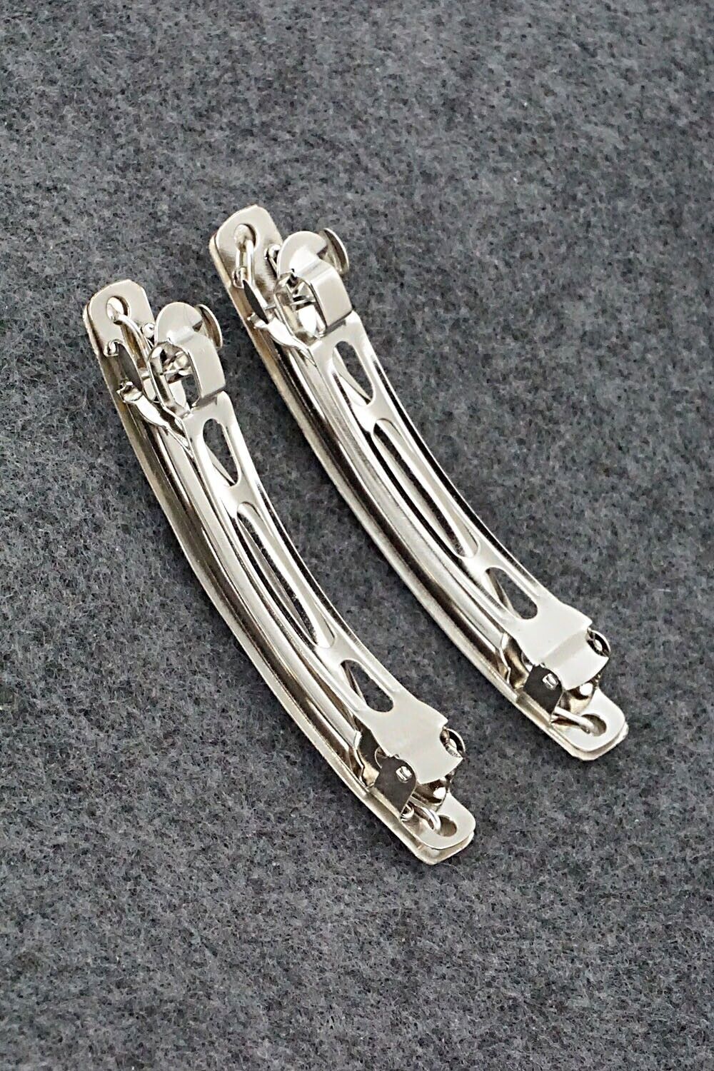 Sterling Silver Hair Barrettes - Randall Dalgai