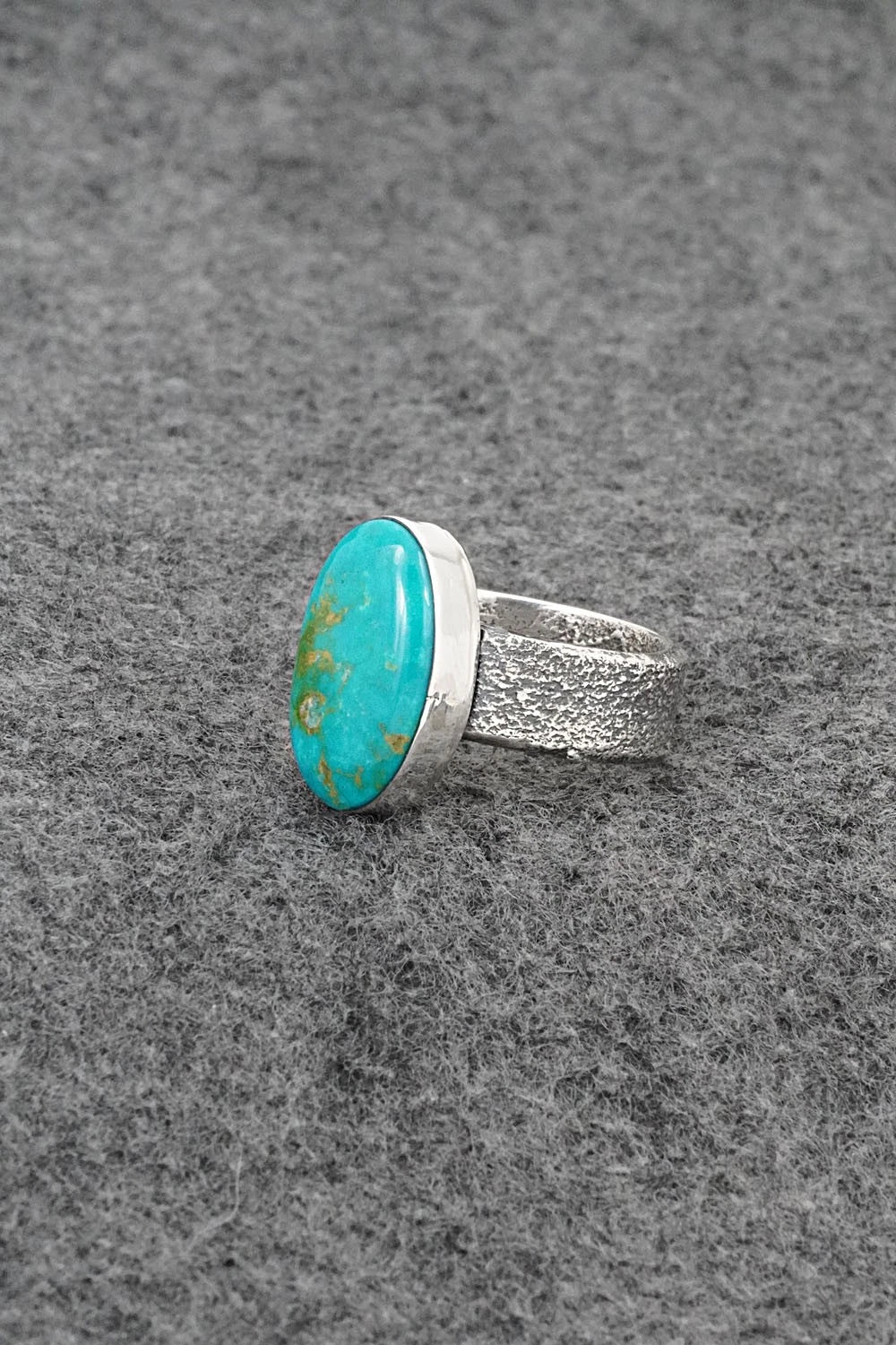 Turquoise & Sterling Silver Ring - Cody Noble - Size 8.5
