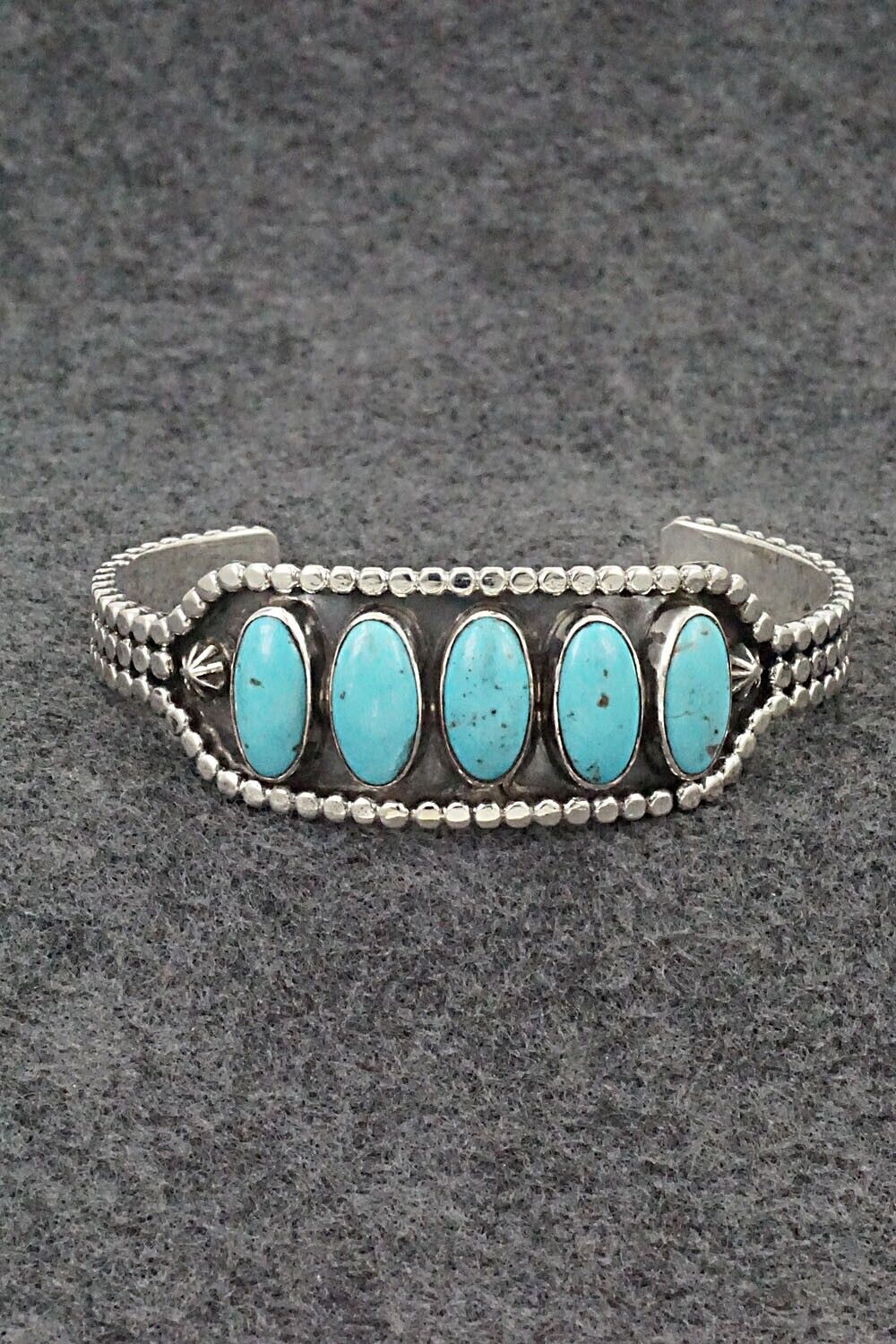 Turquoise & Sterling Silver Bracelet - Darrell Morgan